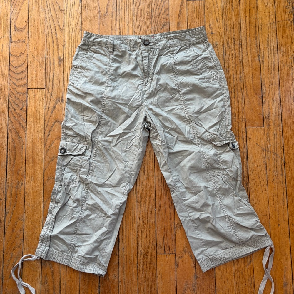 Light Gray Cargo Capris